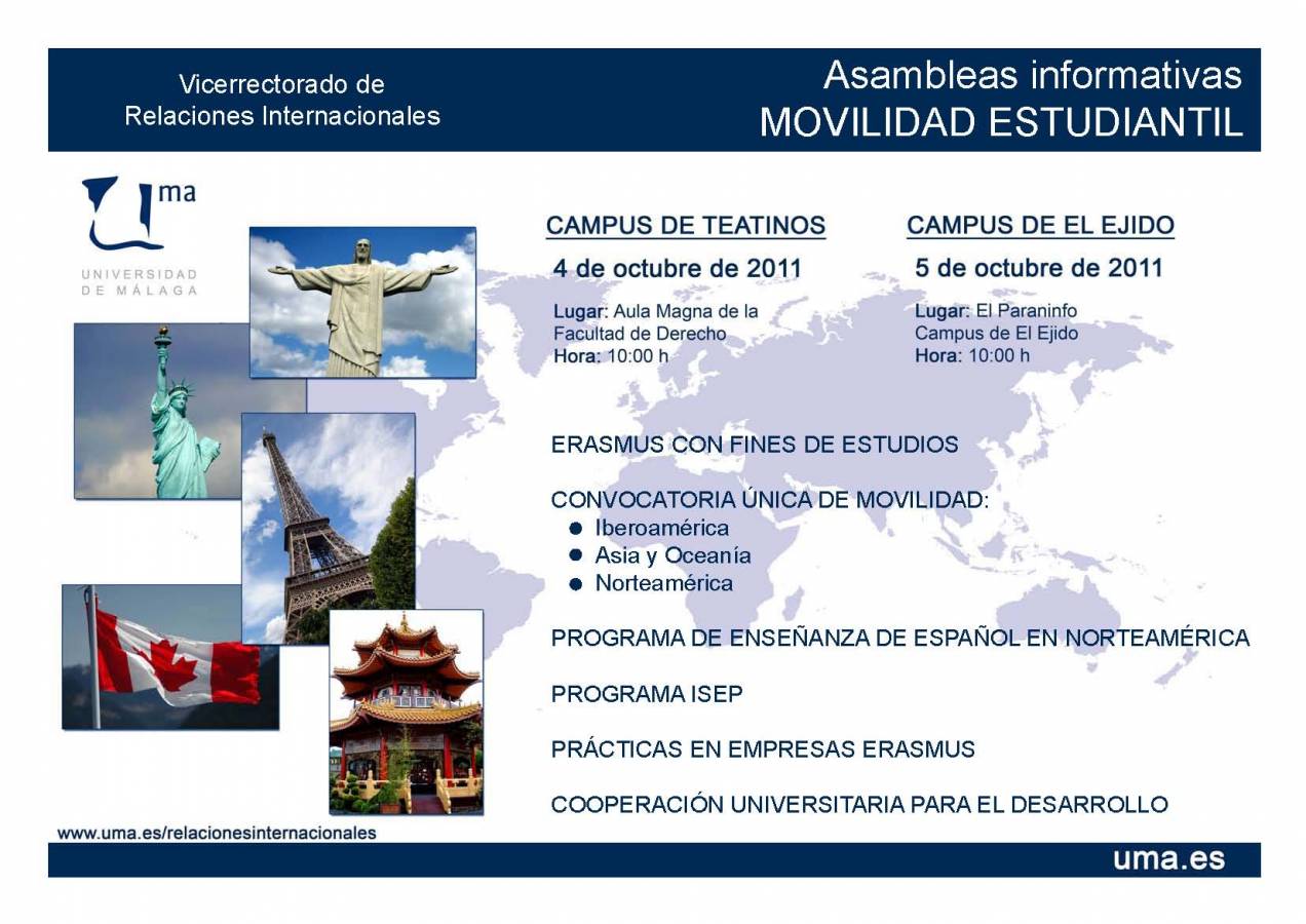 Asambleas Informativas de Movilidad Estudiantil