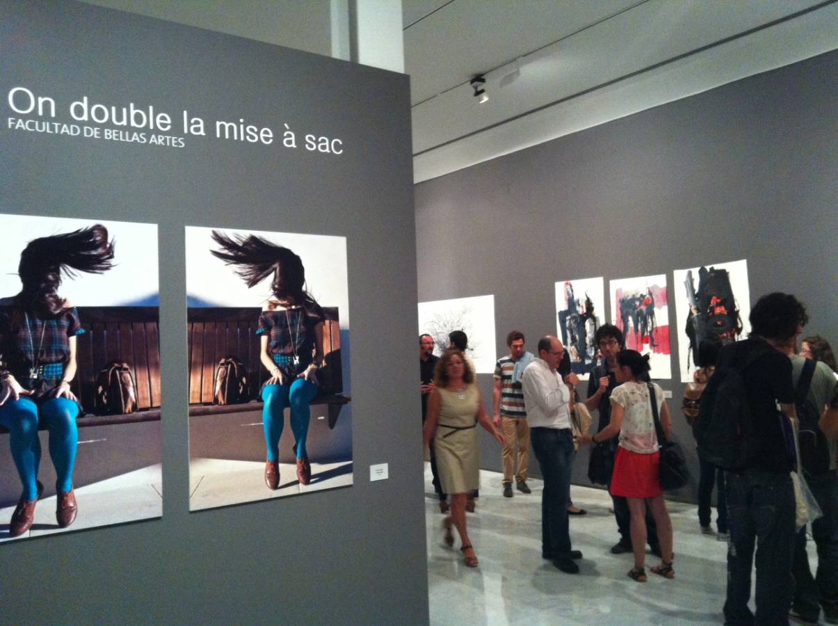 Exposición ON DOUBLE LA MISE À SAC. 3ª y 4ª Bolsa de Compra de la Facultad de Bellas Artes de Málaga