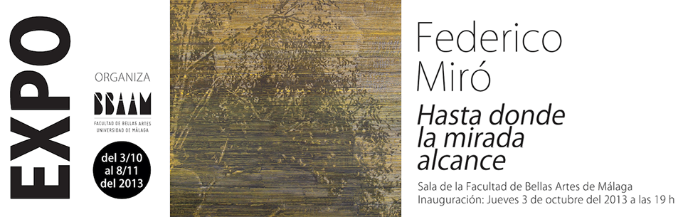 Catálogo “Hasta donde la mirada alcance” de Federico Miró