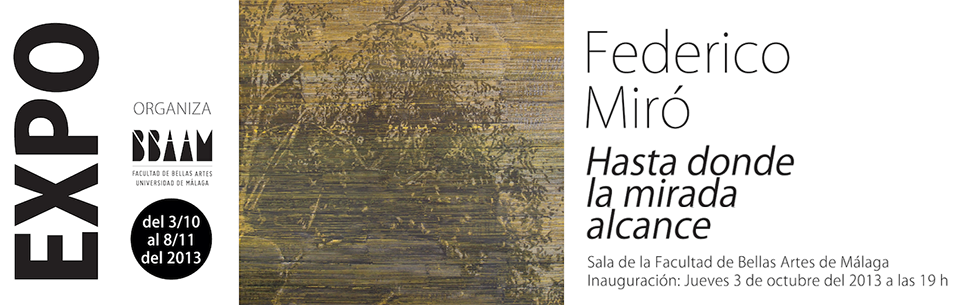 Catálogo «Hasta donde la mirada alcance» de Federico Miró