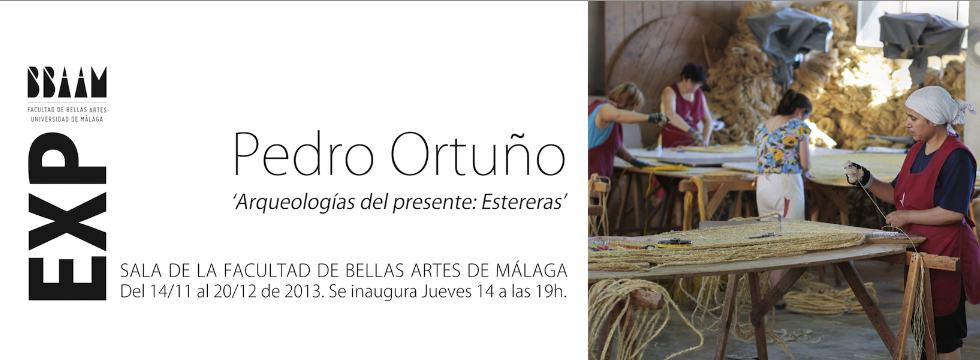 Expo de Pedro Ortuño en BBAA: ‘Arqueologías del presente: Estereras’