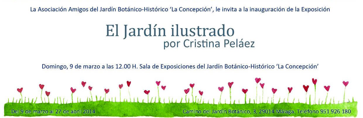 Exposición ‘El jardín ilustrado’ por Cristina Peláez