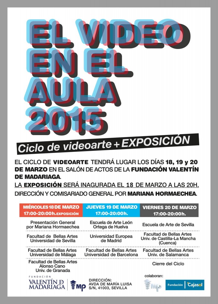 video en el aula 2015 cartel
