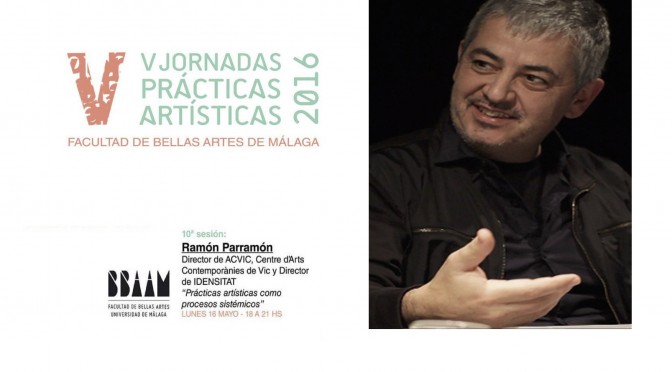 Conferencia de Ramón Parramón. Lunes 16/05/16 a las 18:00. Salón de Actos de la Facultad de BB.AA.
