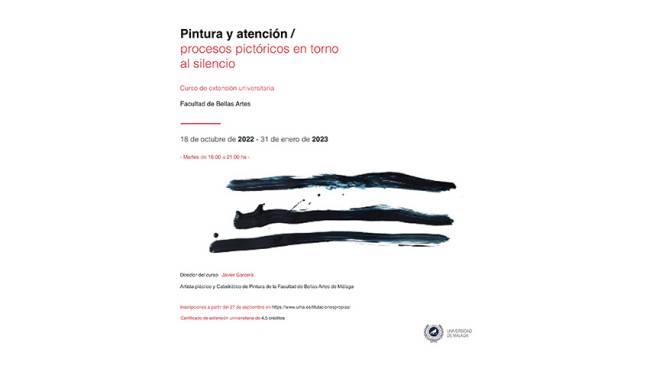 Taller “Pintura y Atención», dirigido por Javier Garcerá. Del 18/10/22 al 31/01/23_ martes de 18:00/21:00